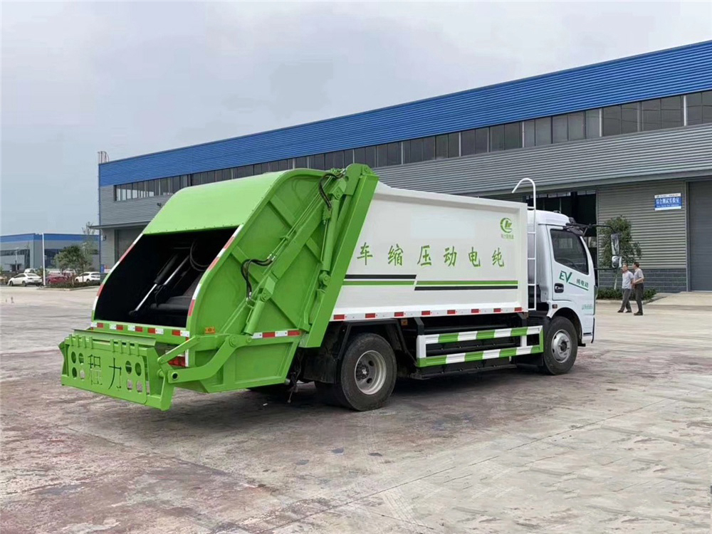 純電動(dòng)8立方壓縮垃圾車(chē)可上牌